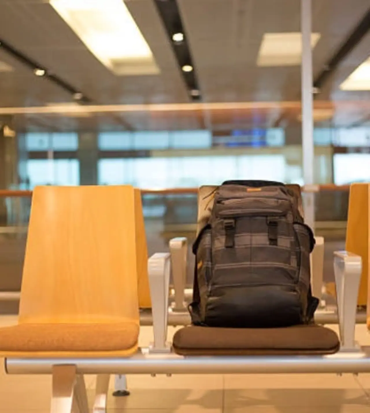 Bag on chair